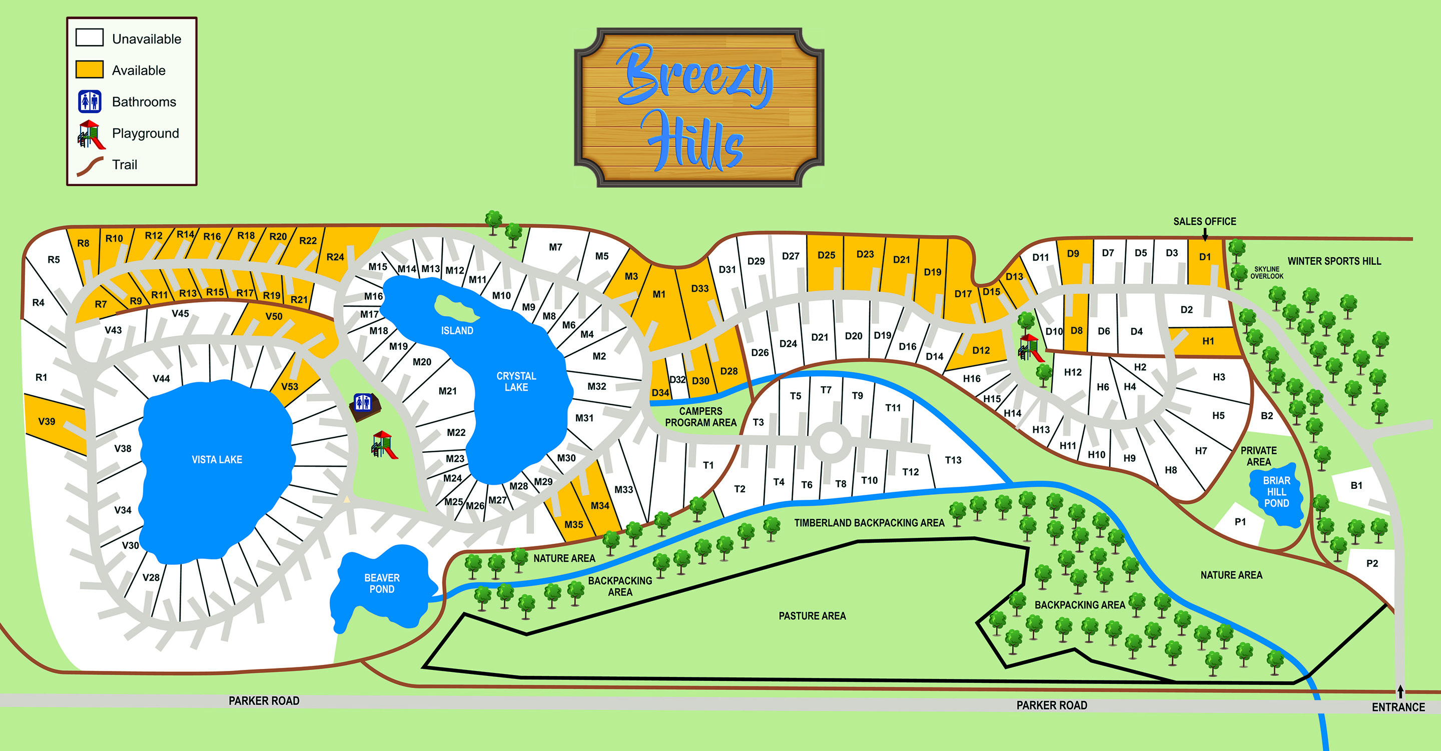 Available lots at Breezy Hills at Mountain Meadows